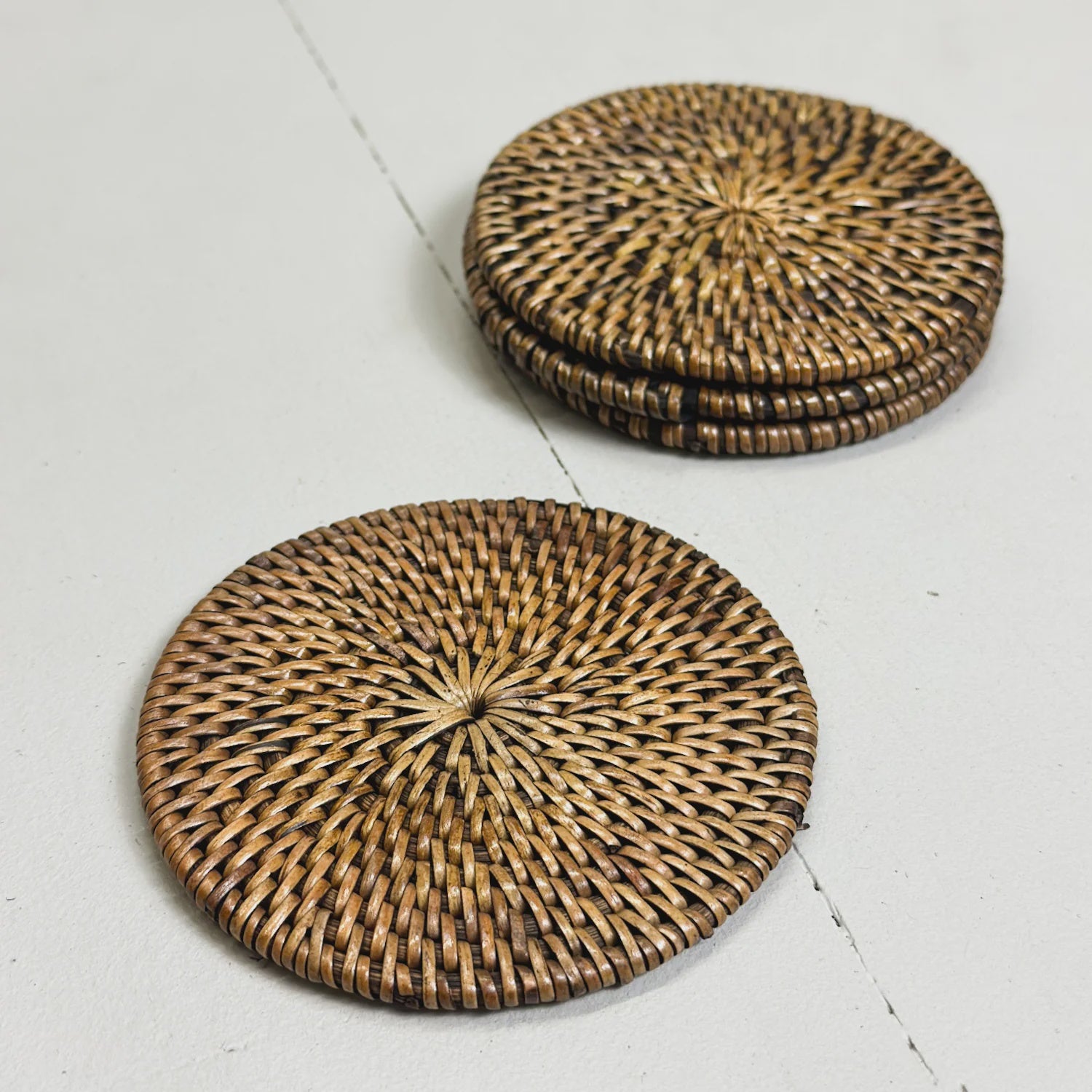 Rattan Coasters The White Place