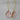 rose quartz earring - available at the white place, orange