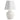 Ceramic Base Lamp with White Pleat Shade