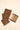 3 pack wash cloth set made from soft and absorbent cotton and bamboo blend featuring a convenient hanging tab in chocolate colour.
