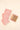 3 pack wash cloth set made from soft and absorbent cotton and bamboo blend featuring a convenient hanging tab in peony colour.