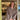 Woman wearing a patterned bomber jacket in a store setting