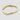Gold Leni Bangle by Liberte