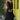 black tie and formal black silk outfit