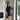 Black leather dress - free shipping