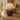 Camille Black lamp with natural shade