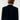 Person wearing a dark coat from behind on a white background