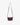 Burgundy leather handbag