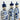 blue and white chinese statues sold individually at the white place