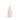 Beige lotion bottle with pump on a white background