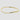 Gold bangle on a light gray background