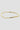 Gold bangle on a light gray background