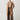 Leighton Leather Herringbone Double Breasted Coat