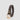 Chocolate leather lizard belt