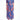 Adella Valencia Ankle Dress crafted from 100% cotton featuring a vibrant blue and red floral print shown in a full length front product view.