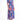 Adella Valencia Ankle Dress crafted from 100% cotton featuring a vibrant blue and red floral print shown in a side product view.