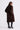 Chocolate fur coat - free shipping