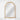 Arched wooden mirror - 100cm w x 150cm h
