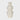 ivory striking geometric vase - the white place