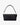 Back view of the Aurora Bag in black leather showcasing its clean lines and minimalist architectural profile.