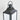 Top handle and vented chimney detail of the black 61cmh lantern.