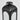 Close-up view of the vented top and arched glass frame of the black outdoor lantern.