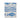 Blue fish tablecloth 140cm x 250cm featuring a blue fish print on a white base cotton fabric shown in a folded product view.