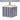 Blue Stripe Lamp with stripe shade featuring a cream and blue ceramic base with a glaze finish.