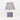 Blue Stripe Lamp with stripe shade featuring a handcrafted ceramic base and matching fabric shade.