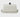 White butter dish with a black rim and lid on a white background