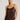 Candice Tank Choc Sequin featuring a camisole tank top design with a scoop neckline and adjustable shoestring straps, shown in a front view.
