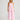 Canyon Maxi Dress Candy Stripe tiered midi dress featuring a square neckline and pink and white stripes.