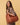 Capri Tote Tan Pebble lifestyle view featuring soft curved silhouette and comfortable slim shoulder straps.