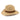 Natural sustainable raffia Castaway cowboy hat featuring a contrasting crown trim and stone detail.
