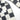 Checkered black and white blanket with 'Maison Deux' label on a white background