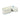 Cherie ceramic lavender and thyme scented double-wick candle in a white porcelain vessel with baby blue hand-painted details and matching lid, lit.