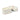Cherie ceramic yuzu woods scented double-wick candle in a white porcelain vessel with pink hand-painted scalloped details, lit with the lid off.