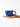 Chino Daisy Mug in navy featuring hand-painted floral patterns and a matching handle.