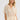 Cielo Shirt Natural front view featuring a collared neckline, button-through front, and delicate crochet sleeve details.