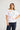 Cin Cin Tee White Multi designed with a classic round neck and short sleeve design.