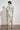 Coast Dress in mint kgari back view featuring a centre back zipper closure and hem split.