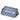 Coloured Glass Butter Dish in denim featuring a durable embossed glass design with a vintage-inspired aesthetic for kitchen tabletop styling.