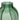 Close-up view of the green Coloured Glass Vase variant, highlighting its textured glass finish and structure.