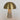 Concrete and brass lamp