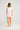 Coral Shorts Candy Stripe back view showing the comfortable fit and pink and white stripe pattern.