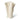 Studio front view of the taller 46cm Coral Vessel in ivory, highlighting the sculptural form and porous coral texture.