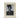 Straight-on front view of the 5x7 resin photo frame showcasing the fine gold thread stripe details.