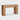 Wooden console table on a white background