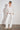 Depart Top in elm full body view crafted in 100% polyester lace with a mandarin neckline.