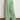 Back view of the Driftline Pant in Apple green, highlighting the high-rise straight-leg profile, full length, and clean tailoring.